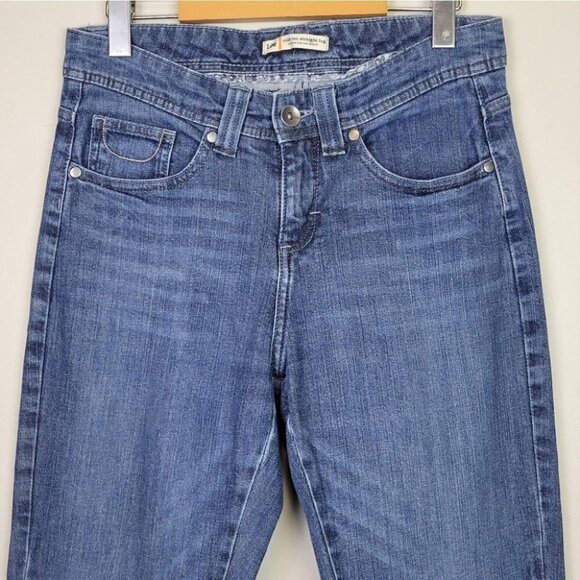 lee Mid Rise Straight Leg Jeans 28 - Picture 3 of 11